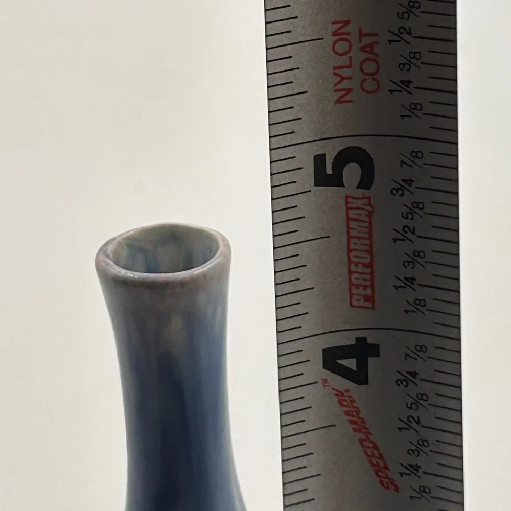 Vintage Japanese Mini Art Pottery Bud Vase 4.5